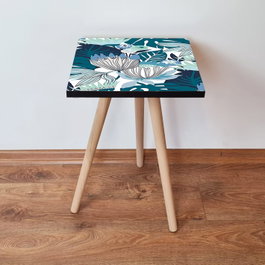 Hanah Home Mesa Auxiliar Shp210 - Azul y Azul Marino